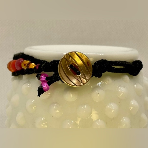 New Retro Swarovski Crystal Tourmaline Vintage Wrap Bracelet - Picture 4 of 8